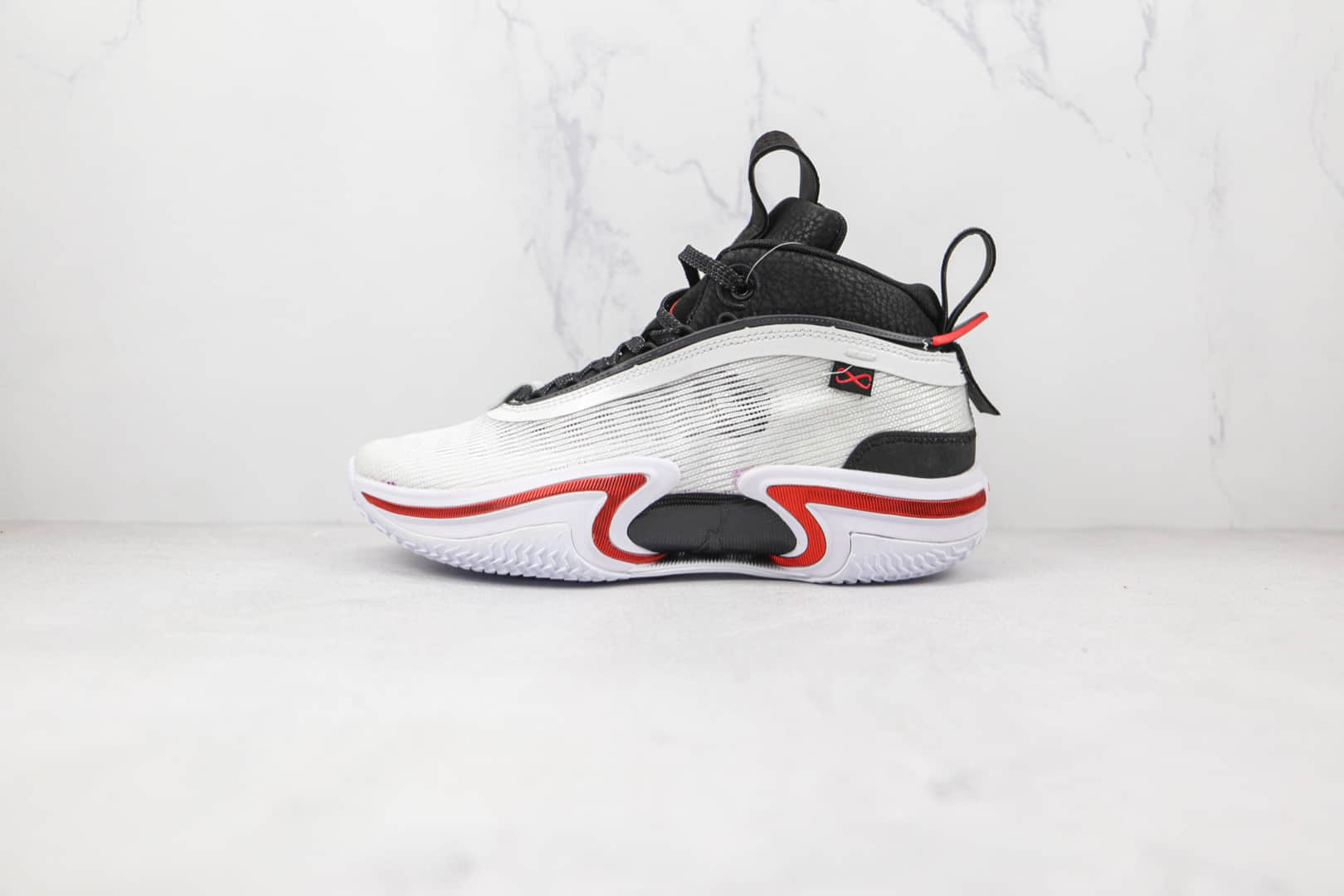 纯原版本乔丹AJ36代白黑红色实战篮球鞋出货
