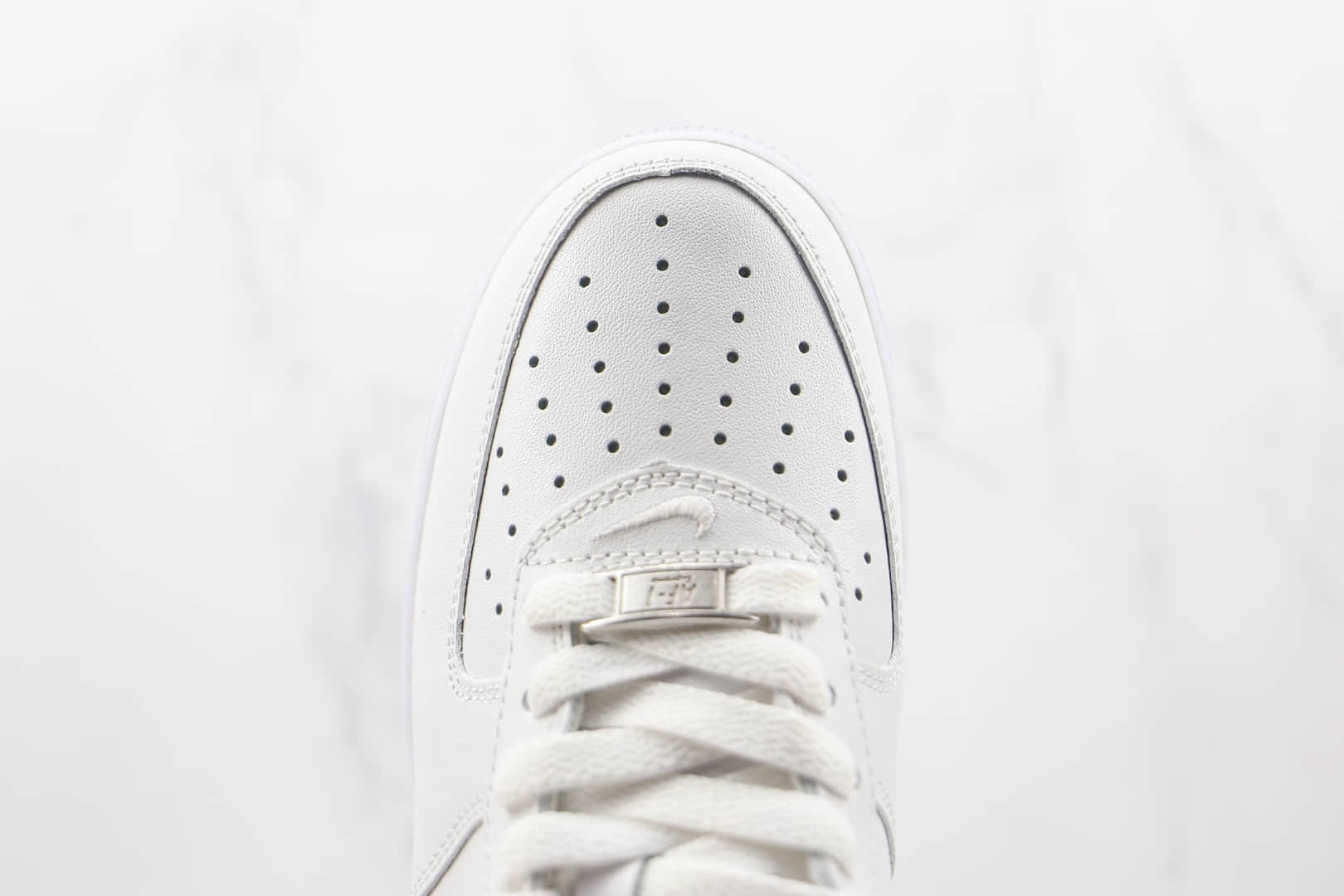 耐克Nike Air Force 1 x supreme联名款纯原版本低帮空军一号白色板鞋原楦头纸板打造 货号:CU9225-100