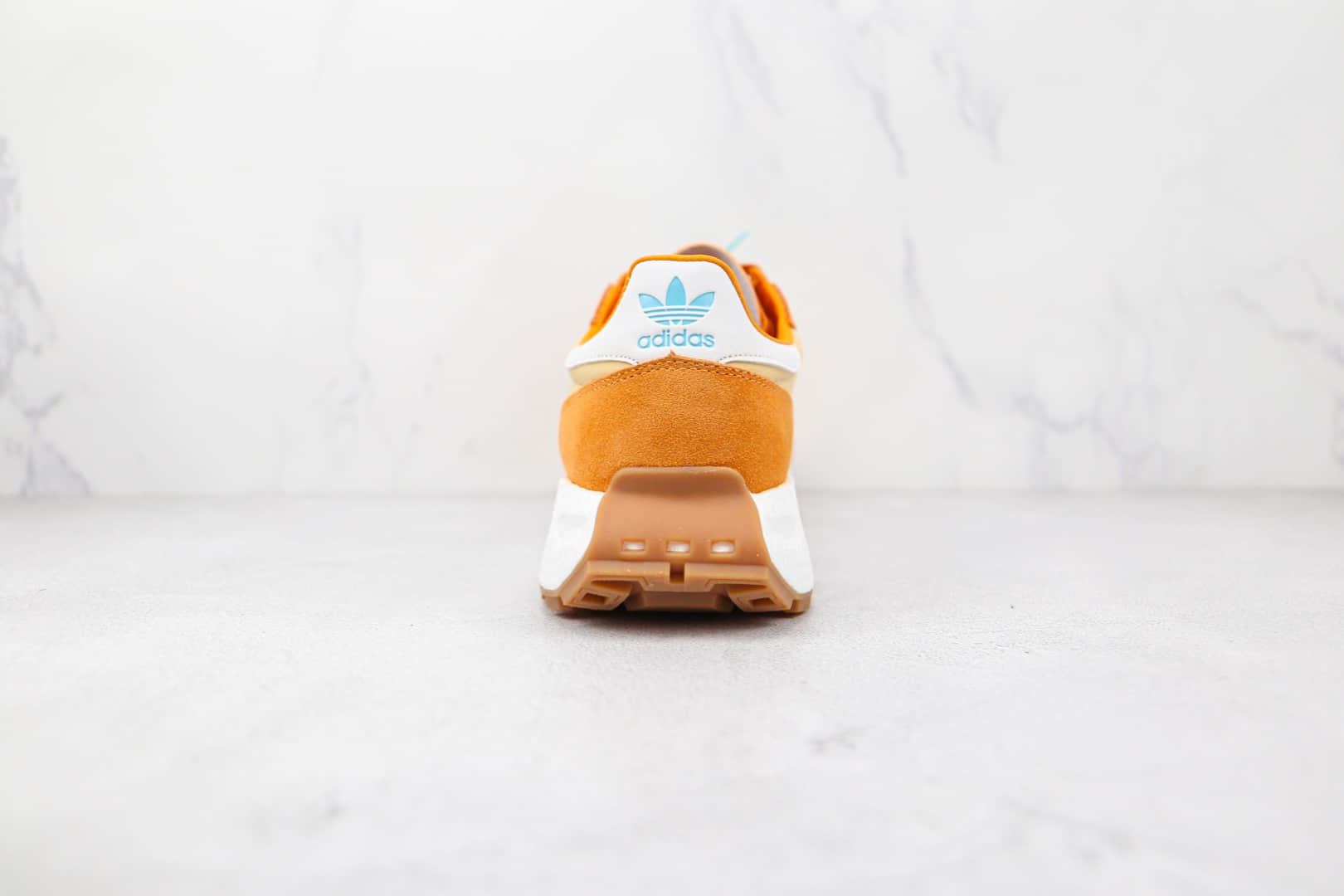 阿迪达斯ADIDAS RETROPY E5纯原版本三叶草厚底橙黄色爆米花跑鞋原盒原标 货号:GY1131