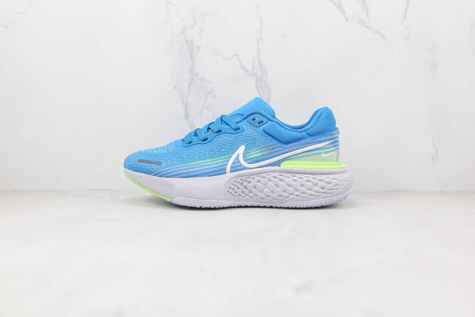 耐克Nike ZoomX Invincible Run FK纯原版本蓝色编织透气FK跑步鞋原档案数据开发 货号:CT2228-401