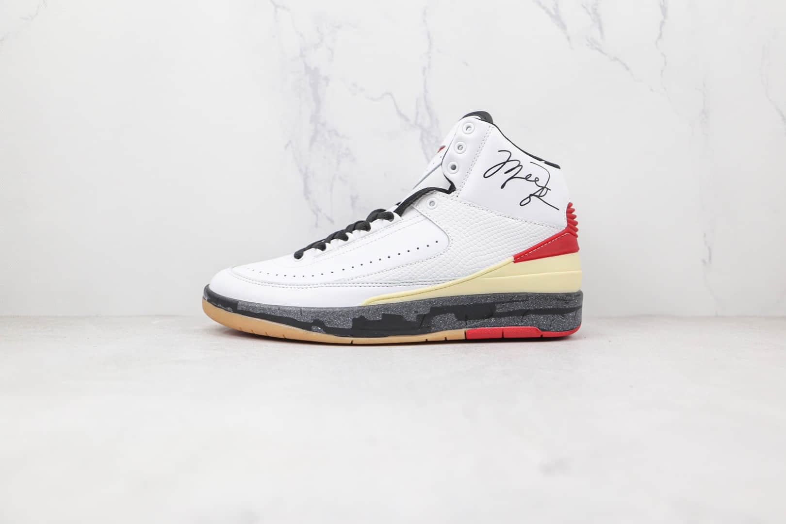乔丹Air Jordan 2 Low SP x Off White联名款纯原版本AJ2奶白色篮球鞋原楦头纸板打造 货号:DJ4375-101