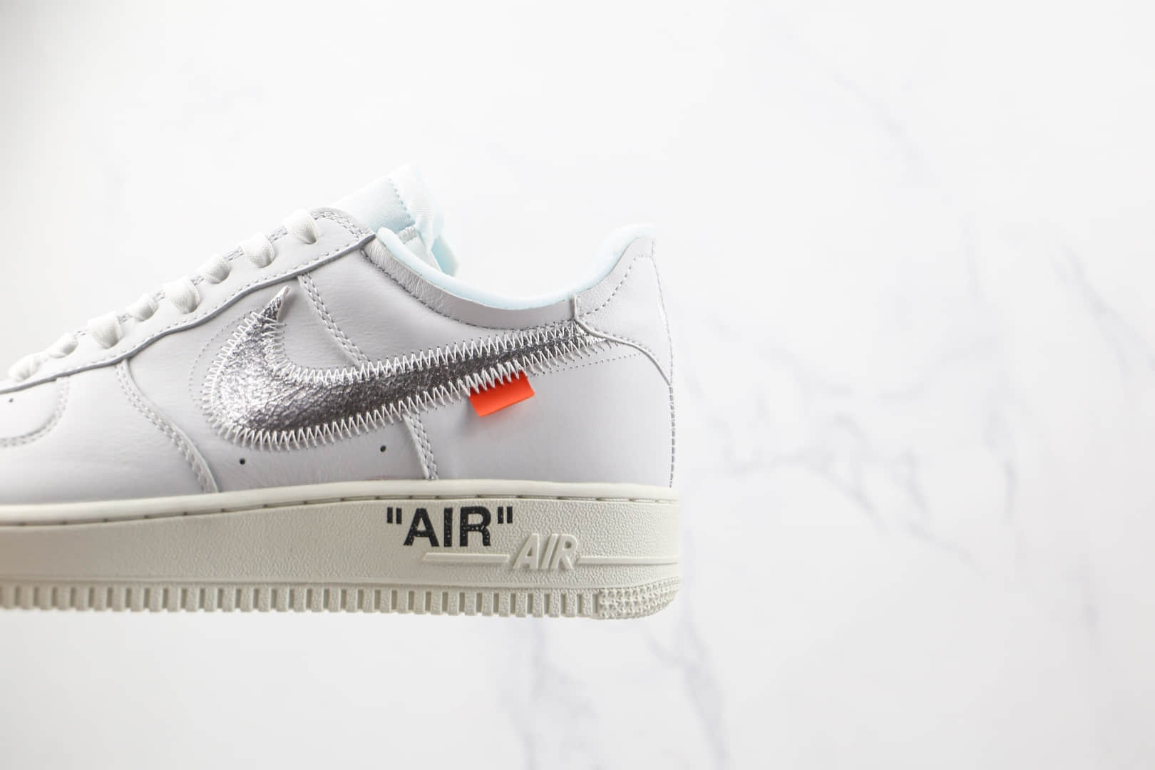 耐克Nike AirForce 1 Low Virgil Abloh x OFF WHITE联名款纯原版本低帮空军一号白色板鞋原档案数据开发 货号：AO4297-100