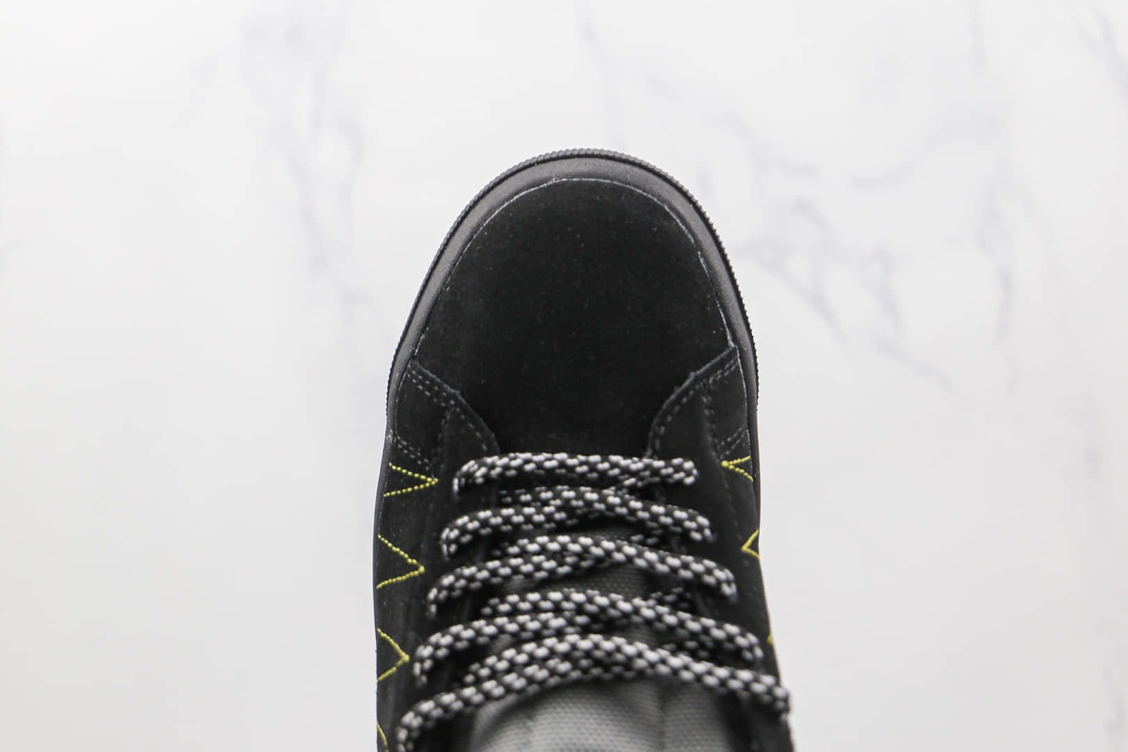 耐克Nike SB Zoom Blazer Mid PRO GT QS纯原版本中帮开拓者加绒黑灰色拼色波浪缝线板鞋原盒原标 货号：DC8903-001