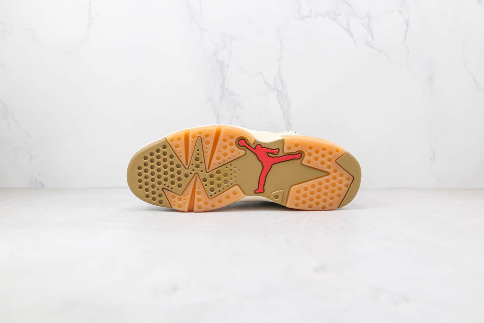 乔丹Air Jordan 6 Quai 54纯原版本街球大地卡其棕色AJ6篮球鞋原楦头纸板打造 货号:CZ4152-100