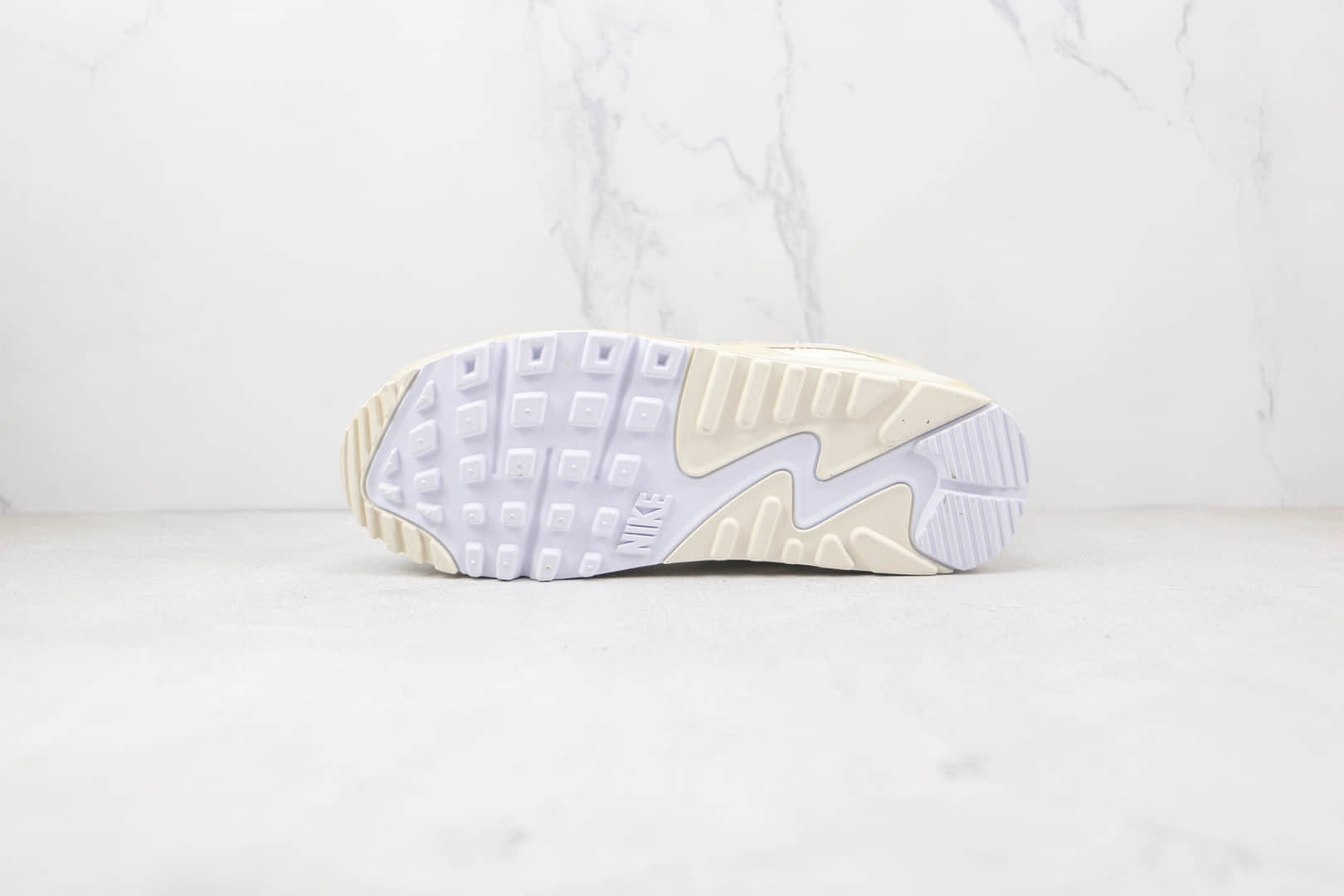 耐克Nike Air Max 90纯原版本米黄色麂皮Max90气垫鞋原盒原标 货号：DC5271-737