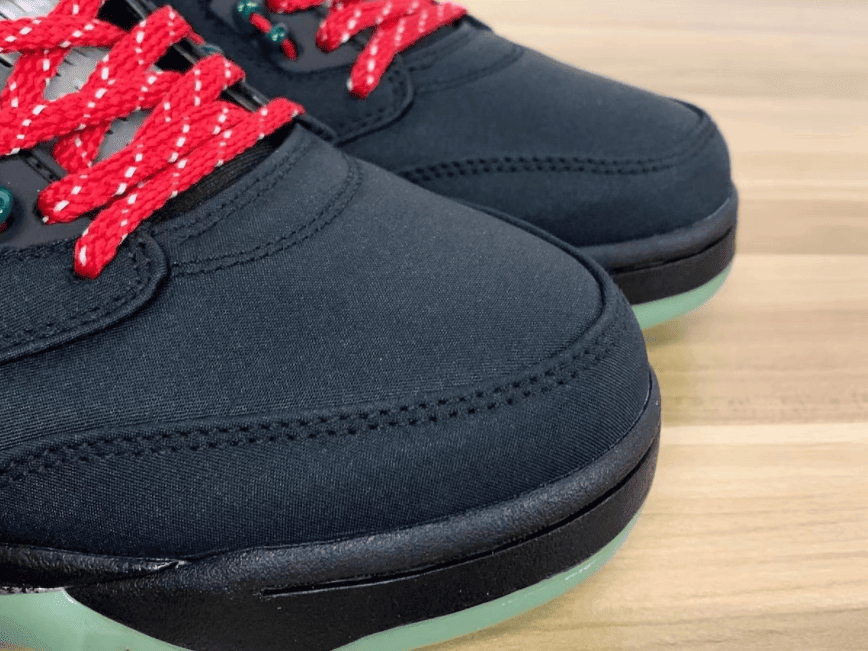 中国玉CLOT x AJ5 Low实物细节曝光！夜光外底够靓！