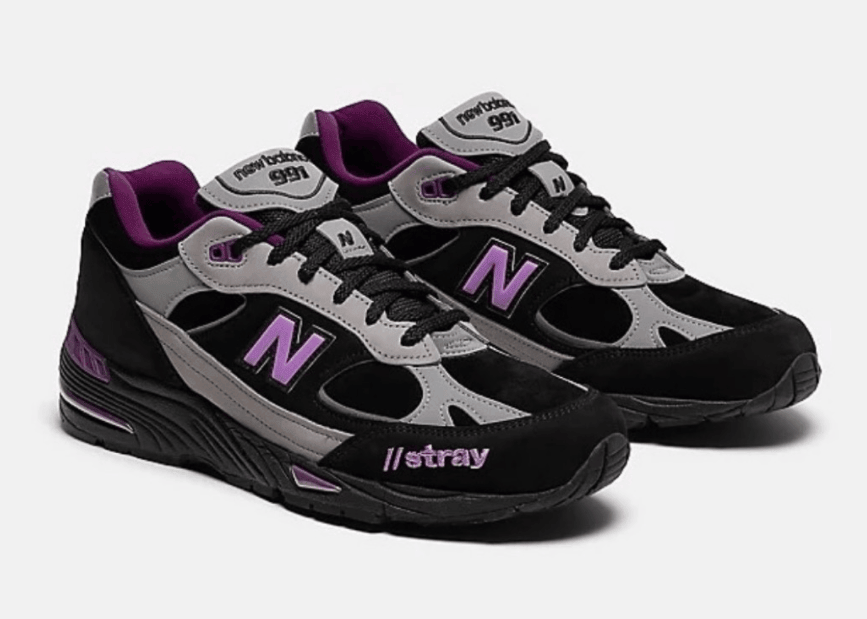 街头复古球鞋！全新Stray Rats x NB991即将发售！