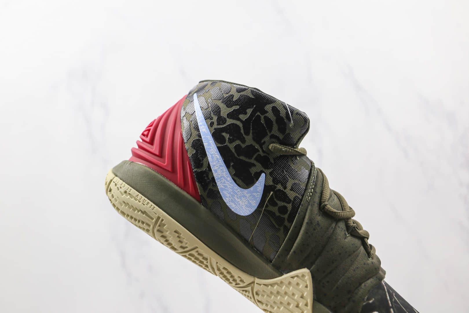 耐克NIKE KYBRID S2灭世纯原版本欧文S2军绿色篮球鞋内置气垫支持实战 货号:CT1971-300