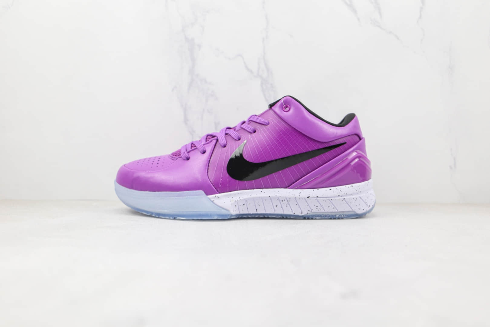 耐克Nike Zoom Kobe IV纯原版本科比4代紫黑色篮球鞋支持实战 货号:CQ3869-500