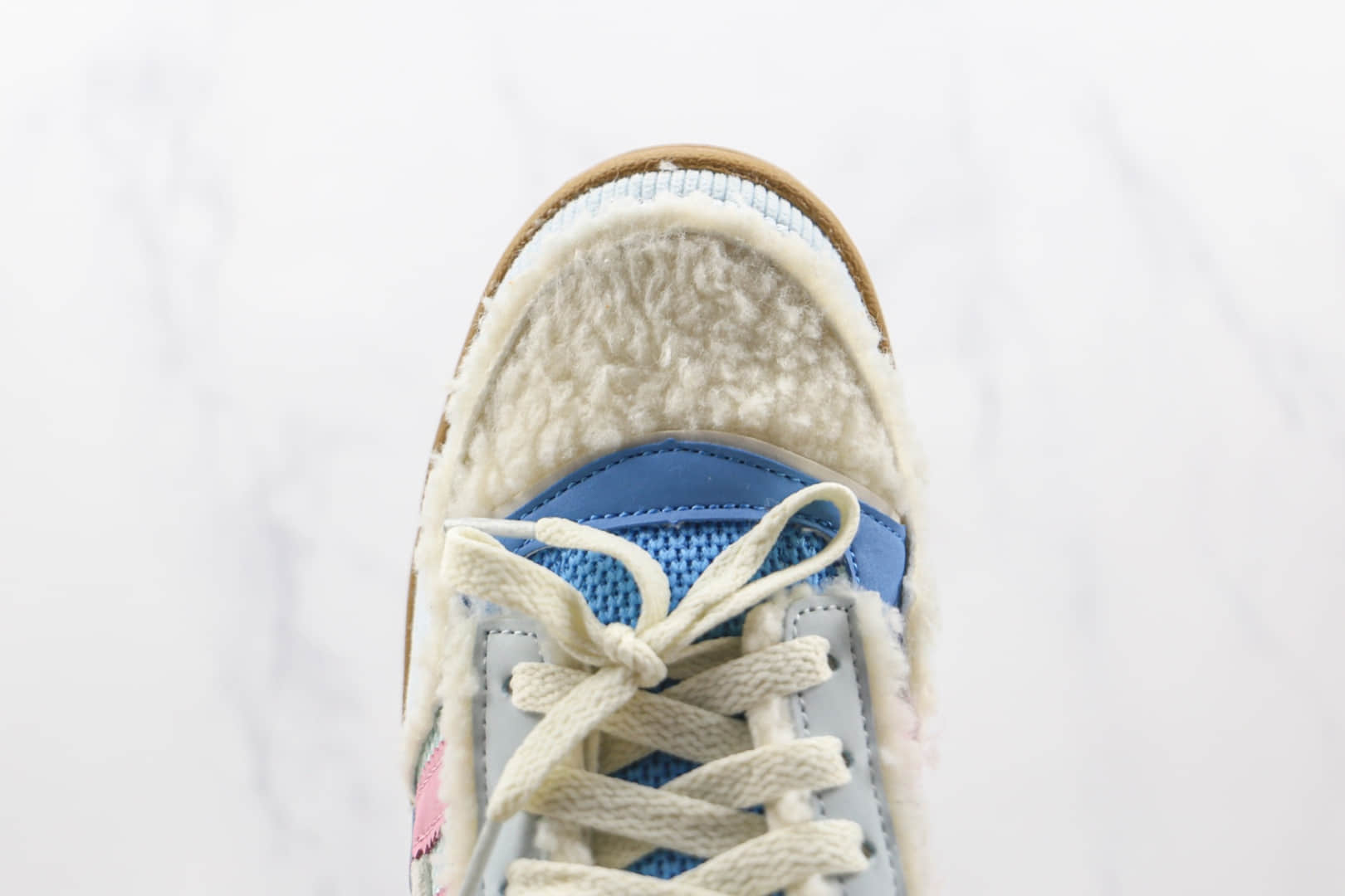 阿迪达斯Adidas Originals Forum Exhibit x Melting Sadness联名款纯原版本三叶草蓝兔子板鞋原楦头纸板打造 货号:GW8921