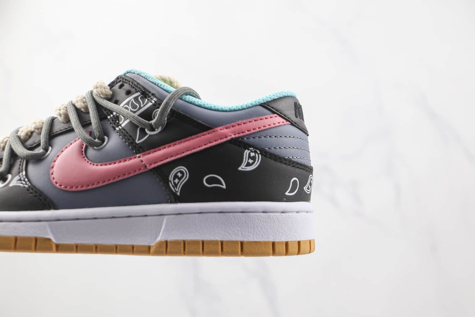 耐克Nike Dunk Low SE Free 99 x NBA联名款纯原版本低帮DUNK黑灰色腰果花板鞋原楦头纸板打造 货号：DH0952-001