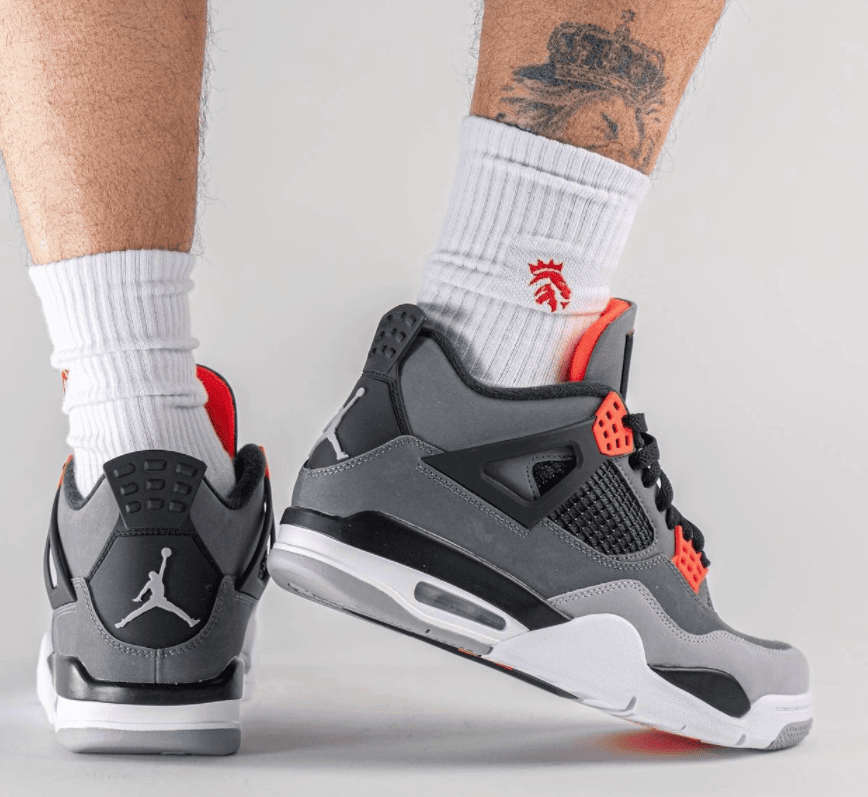 AJ4红外线上脚美照曝光!5月12日发售! 货号:DH6927-061