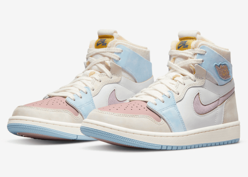 马卡龙装扮！这双AJ1超甜美！ 货号：DQ5092-651