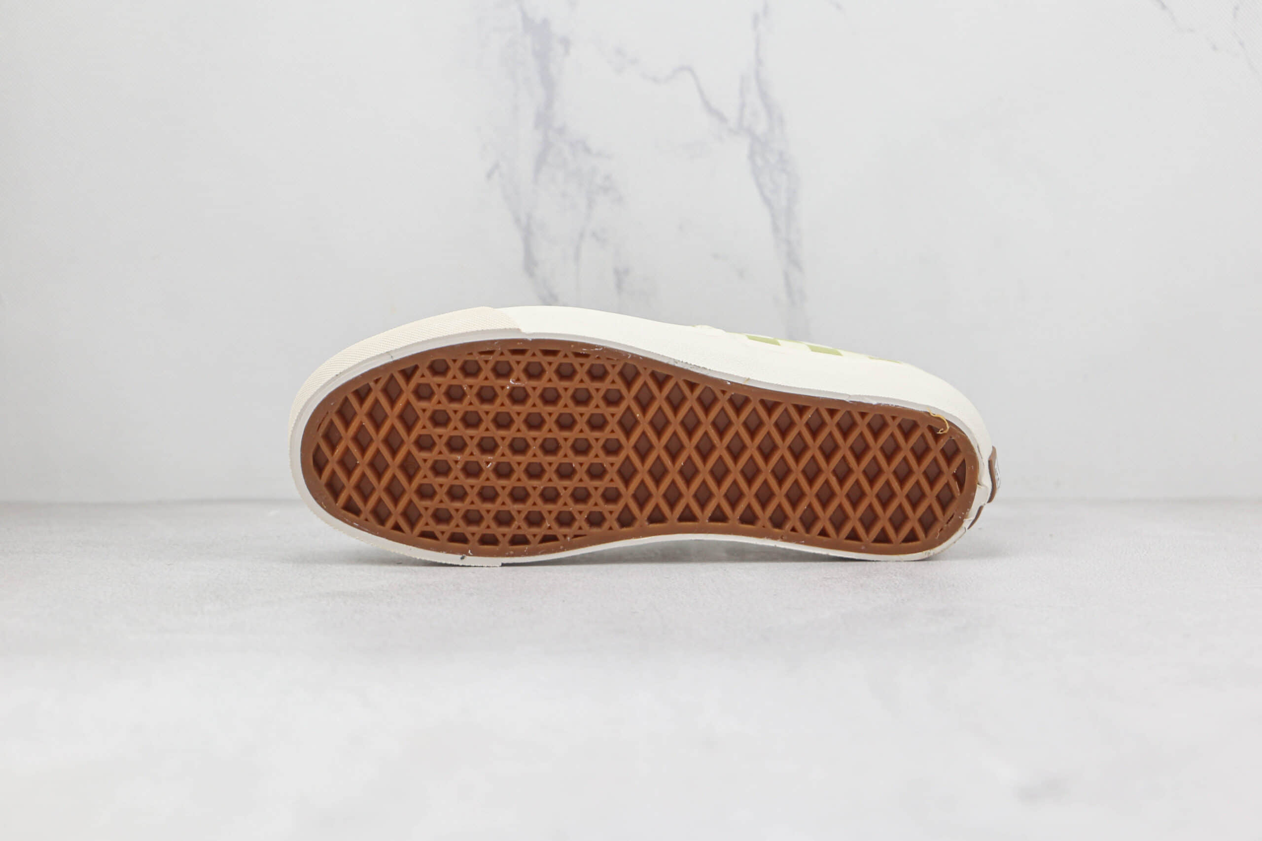 万斯Vans Authentic公司级版本安纳海姆绿白棋盘格硫化板鞋原盒原标