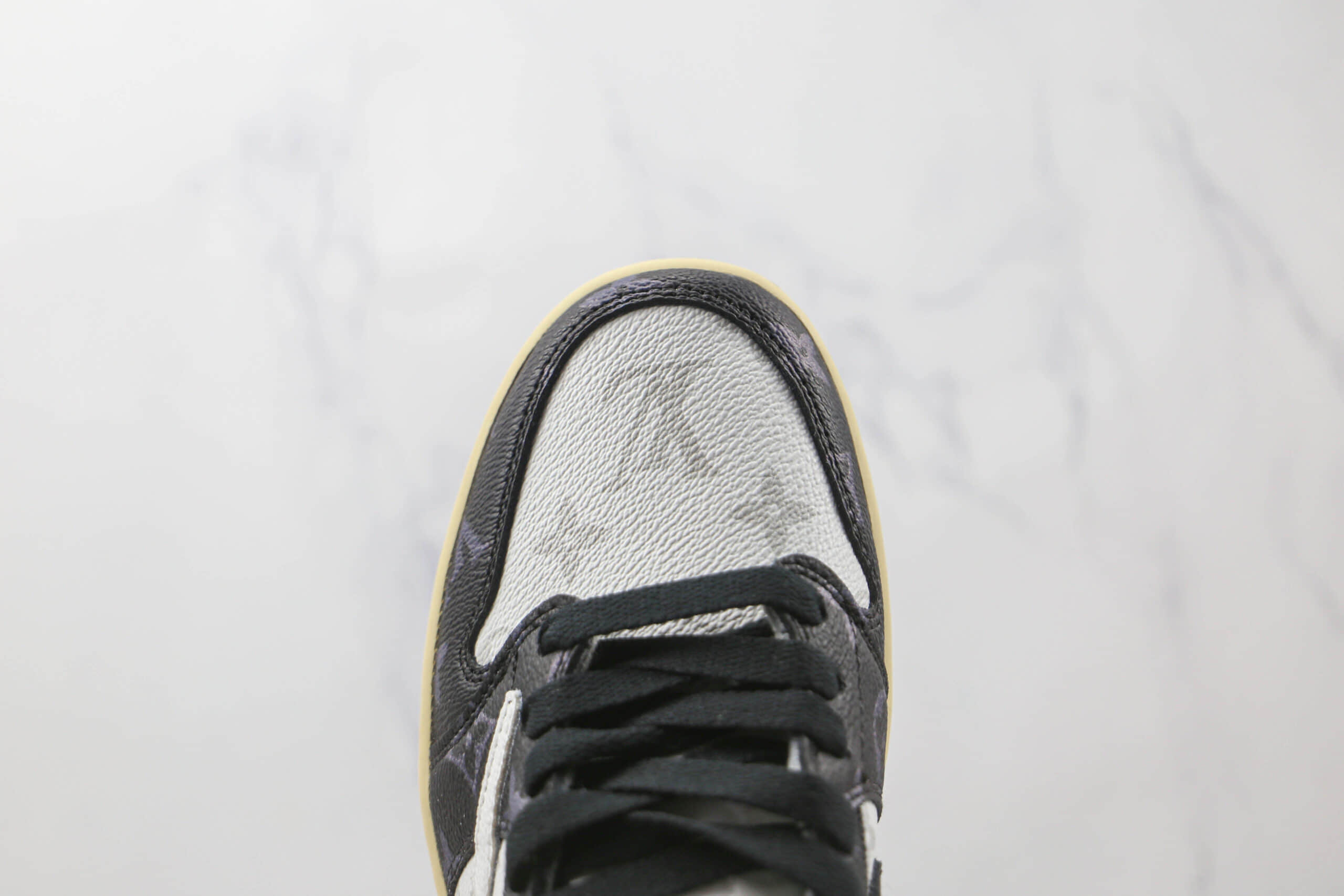 乔丹Air Jordan 1 Low x Fragment x Travis Scott纯原版本三方联名款低帮AJ1倒勾LV配色板鞋原盒原标 货号:CM7866BC