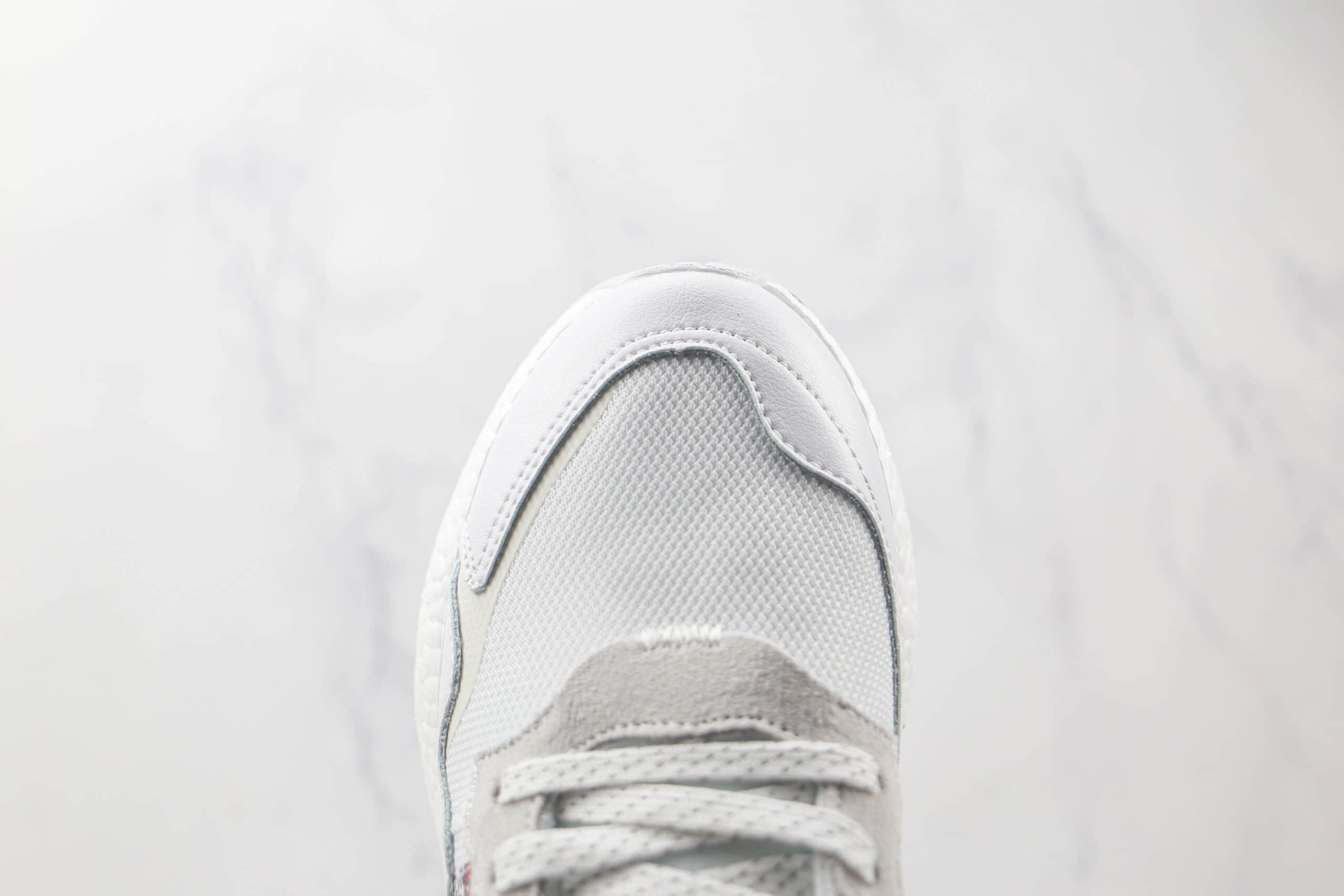 阿迪达斯Adidas Nite Jogger 2021 Boost纯原版本夜行者一代白红色爆米花跑鞋原楦头纸板打造 货号：FW6696