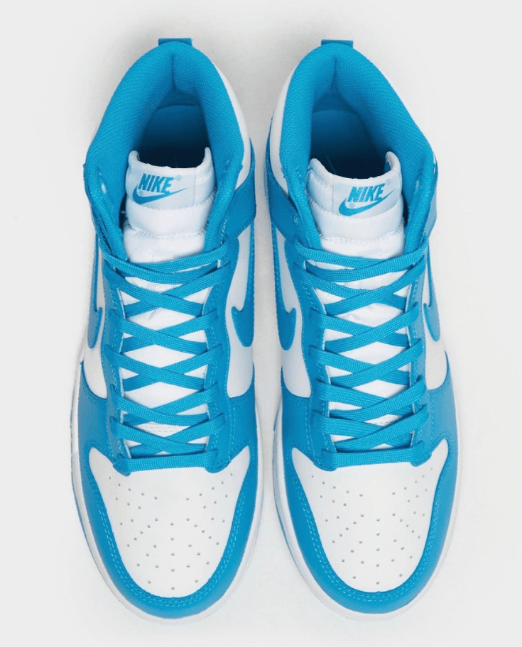 酷似北卡配色！全新Nike Dunk Hi首度曝光！ 货号：DD1399-400