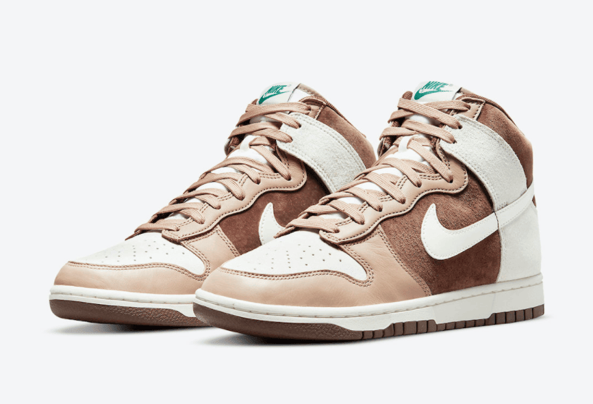 巧克力配色！全新Nike Dunk Hi本月发售！ 货号：DH5348-100