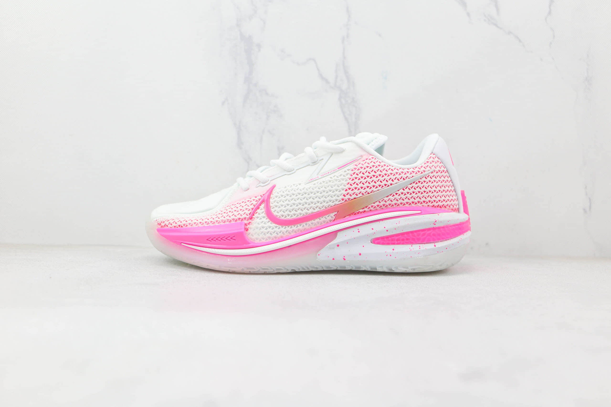 耐克Nike Air Zoom GT纯原版本白粉色GT CUT篮球鞋原档案数据开发 货号:CZ0175-008