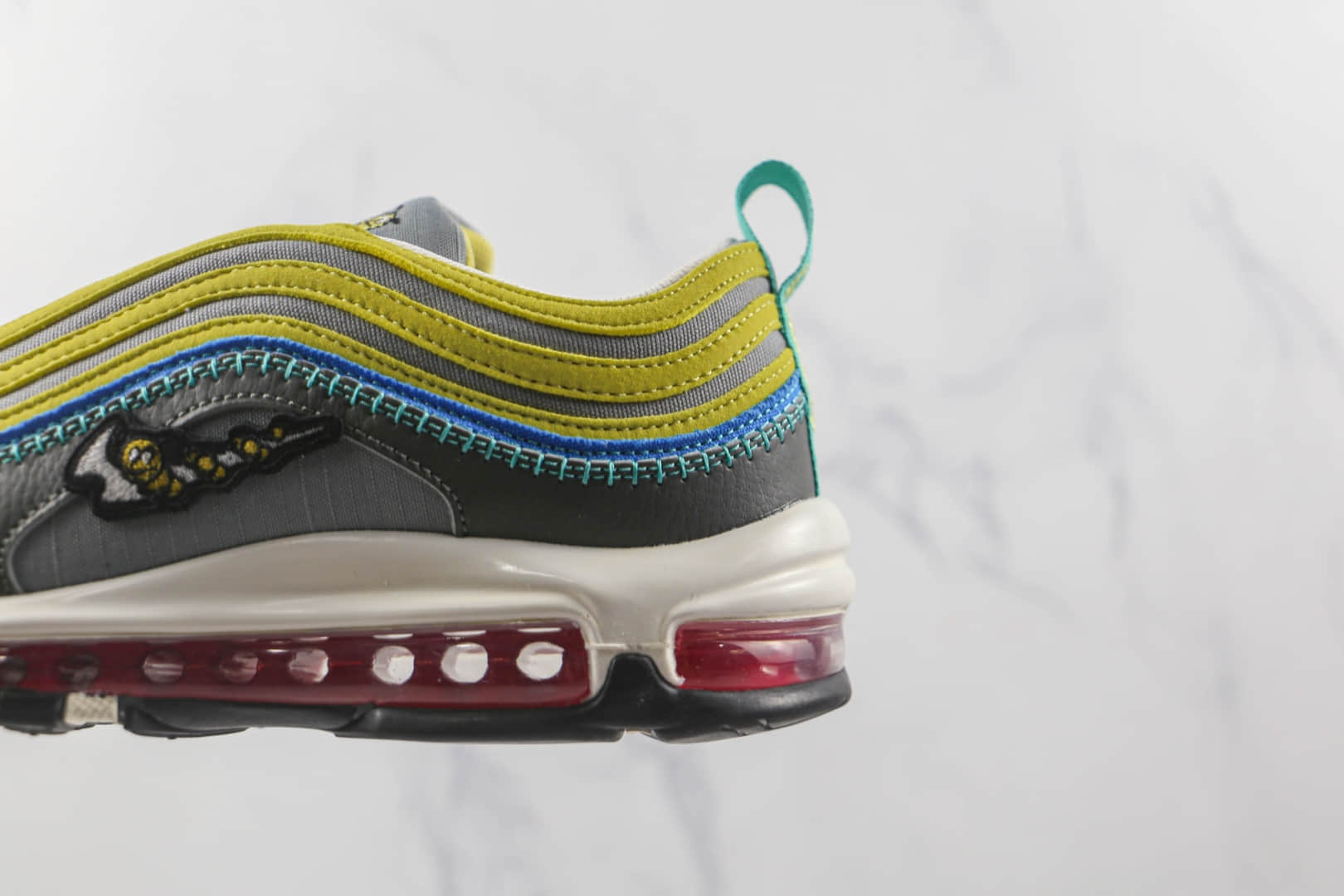 耐克Nike air max 97 se纯原版本灰黄色Max97气垫鞋原档案数据开发真小潘气垫 货号：DH4759-001Q