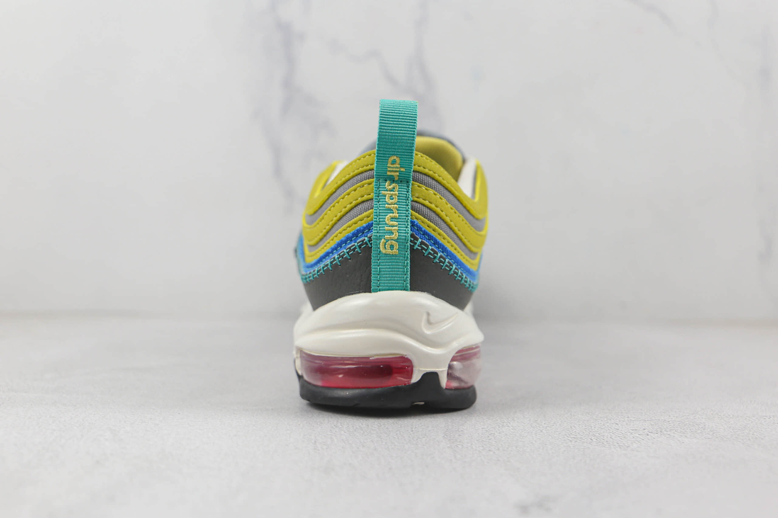 耐克Nike air max 97 se纯原版本灰黄色Max97气垫鞋原档案数据开发真小潘气垫 货号：DH4759-001Q