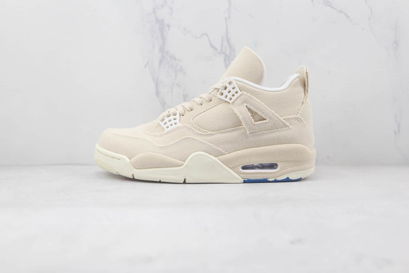 乔丹Air Jordan 4 Retro纯原版本米白帆布篮球鞋原档案数据开发 货号：DQ4909-100
