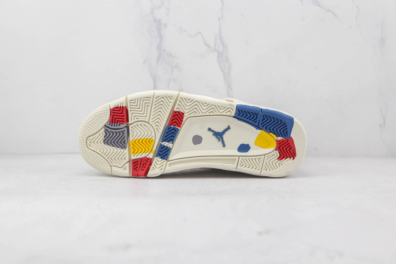 乔丹Air Jordan 4 Retro纯原版本米白帆布篮球鞋原档案数据开发 货号：DQ4909-100