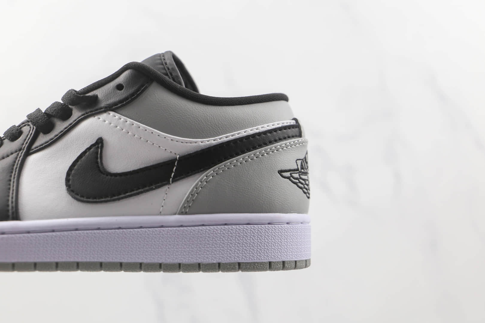 乔丹Air Jordan 1 Low Shadow Toe纯原版本低帮AJ1酷灰配色板鞋原楦头纸板打造 货号：553558-052