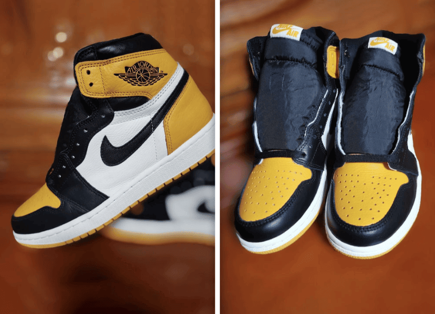 AJ1黑黄脚趾最新实物曝光!8月13日发售! 货号:555088-711