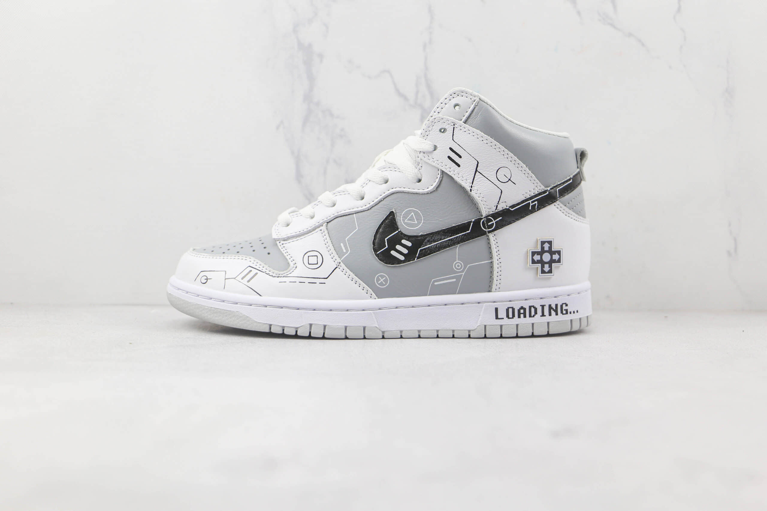 耐克Nike SB Dunk High纯原版本高帮SB DUNK电玩系列板鞋原档案数据开发 货号：CZ8149-101