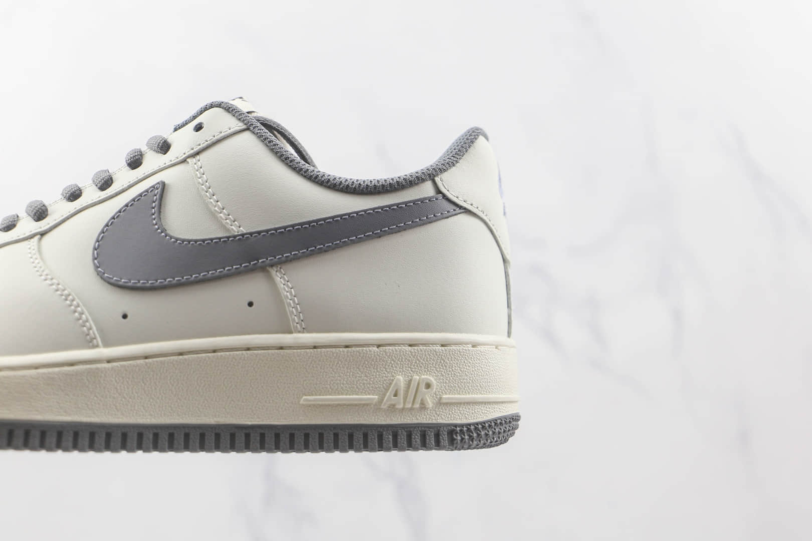 耐克Nike Air Force 1 Low纯原版本低帮空军一号白灰勾板鞋内置气垫 货号:CW5653-263