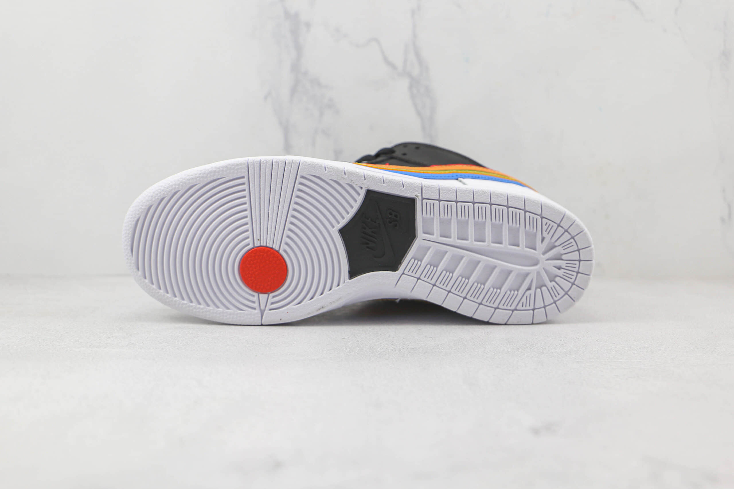 耐克Nike SB Dunk Low x Polaroid联名款纯原版本低帮SB DUNK三色彩虹勾板鞋原档案数据开发 货号：DH7722-001