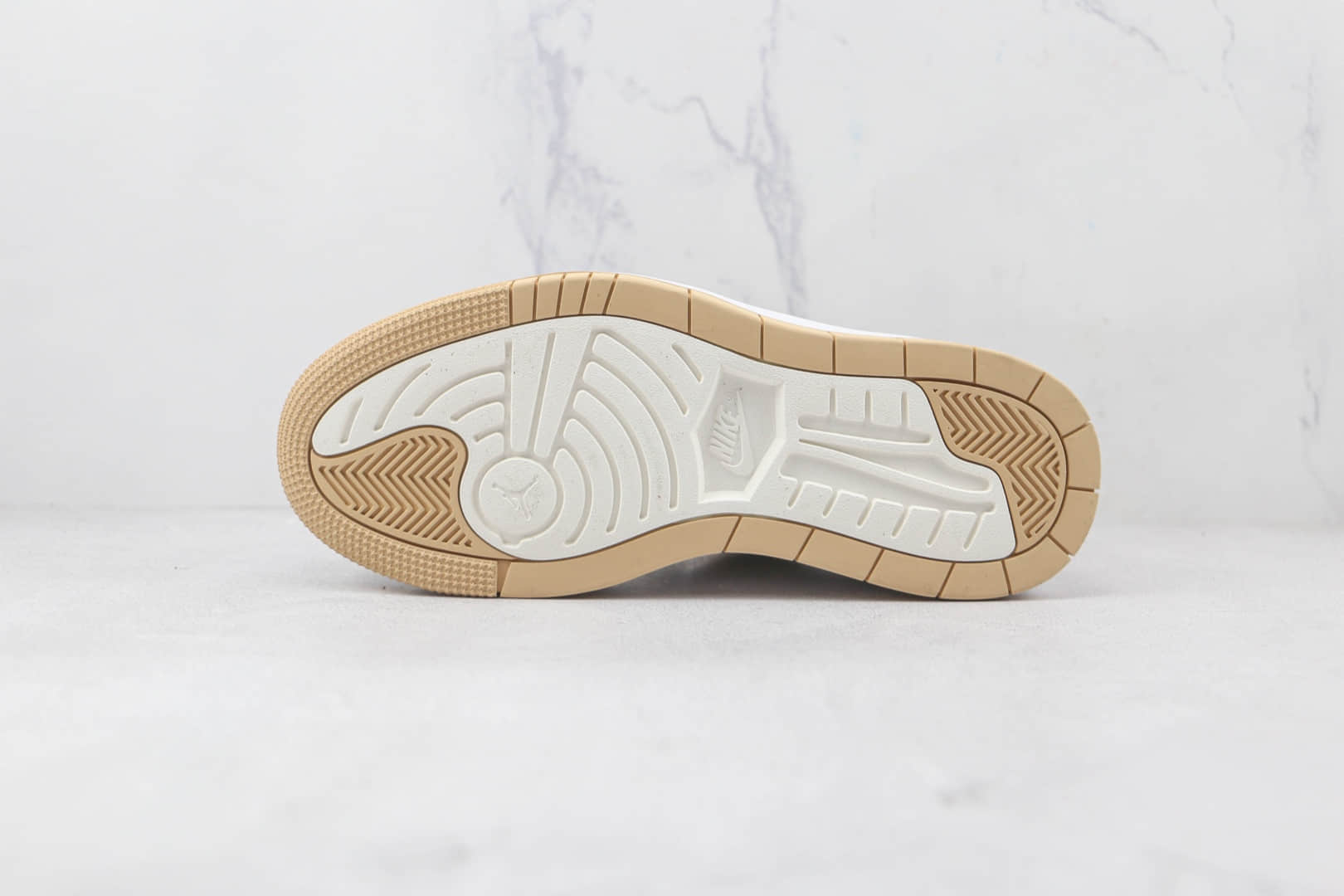 乔丹Air Jordan 1 Elevate Low SE纯原版本低帮AJ1白黄色厚底板鞋原楦头纸板打造 货号：DH7004-102