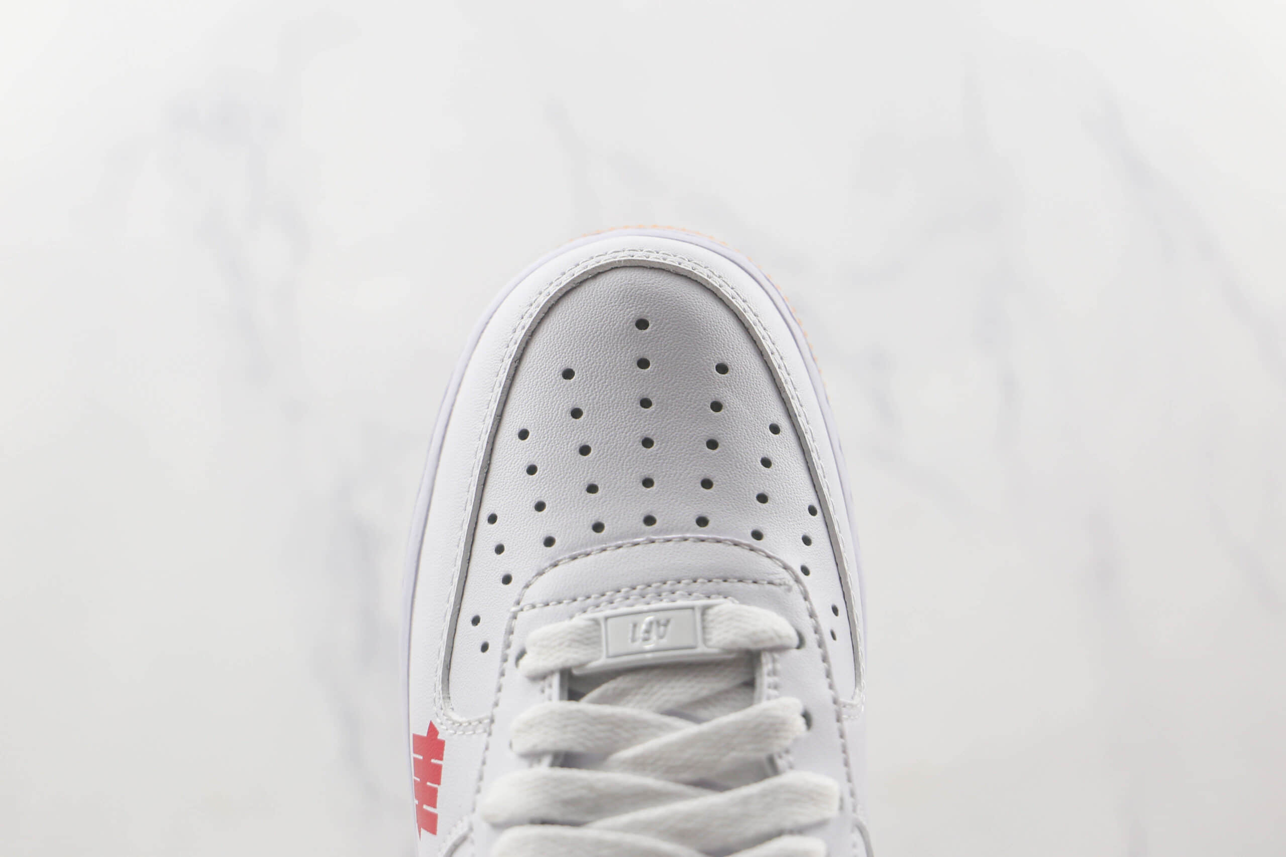 耐克Nike Air Force 1’07 Low x Undefeated联名款纯原版本低帮空军一号生胶底白蓝色板鞋内置气垫 货号:DM8461-100