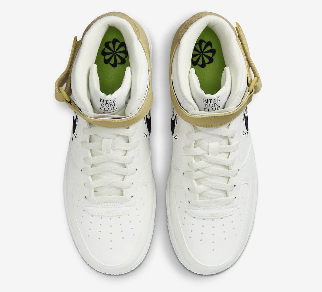 夏日沙滩！全新配色中帮AF1官图曝光！ 货号：DM0119-100