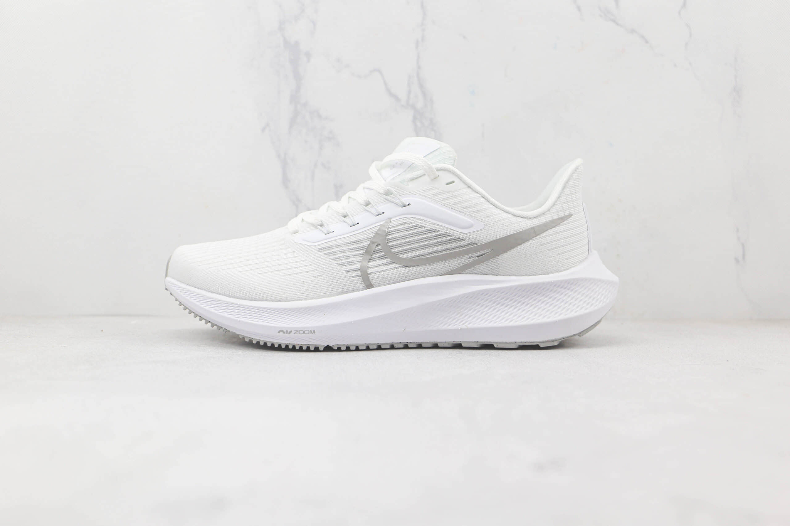 耐克Nike Air Zoom Pegasus 39纯原版本白色登月39代针织透气慢跑鞋原楦头纸板打造 货号：DH4071-100