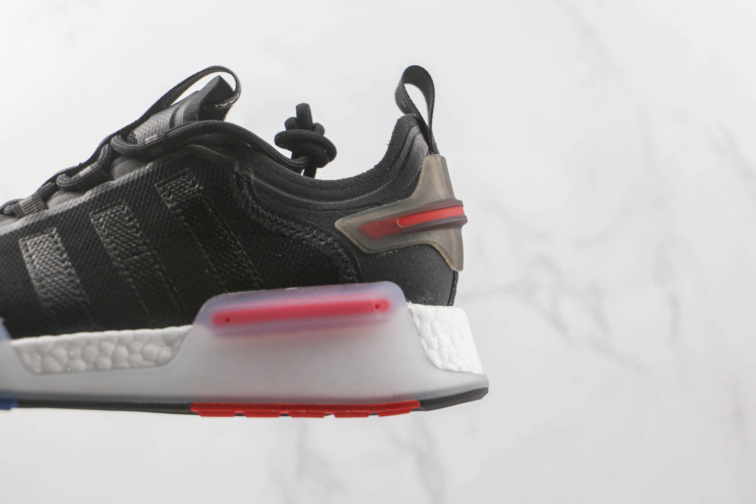 阿迪达斯Adidas Originals NMDV3纯原版本黑蓝红色爆米花跑鞋原楦头纸板打造 货号：GX3378