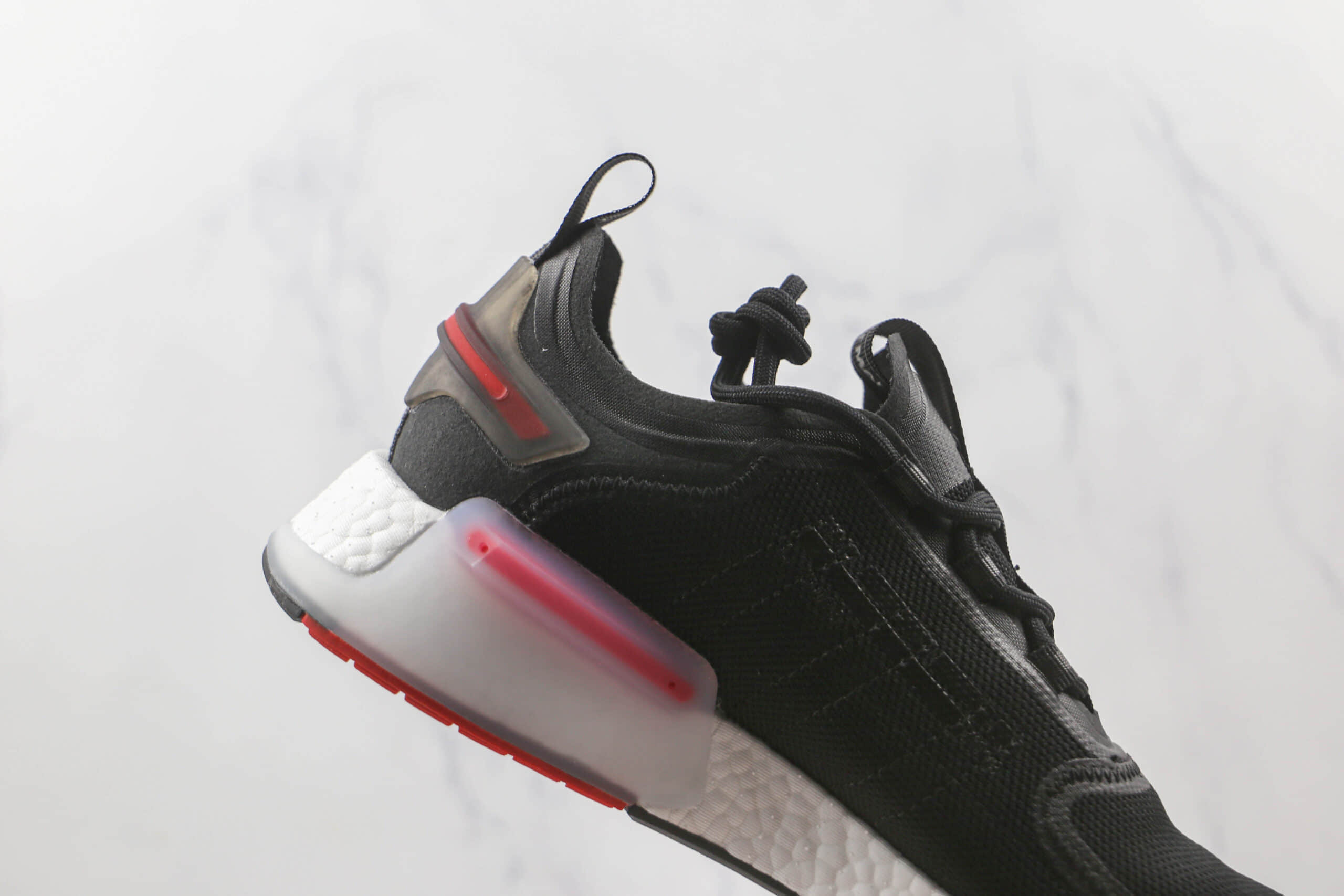 阿迪达斯Adidas Originals NMDV3纯原版本黑蓝红色爆米花跑鞋原楦头纸板打造 货号：GX3378