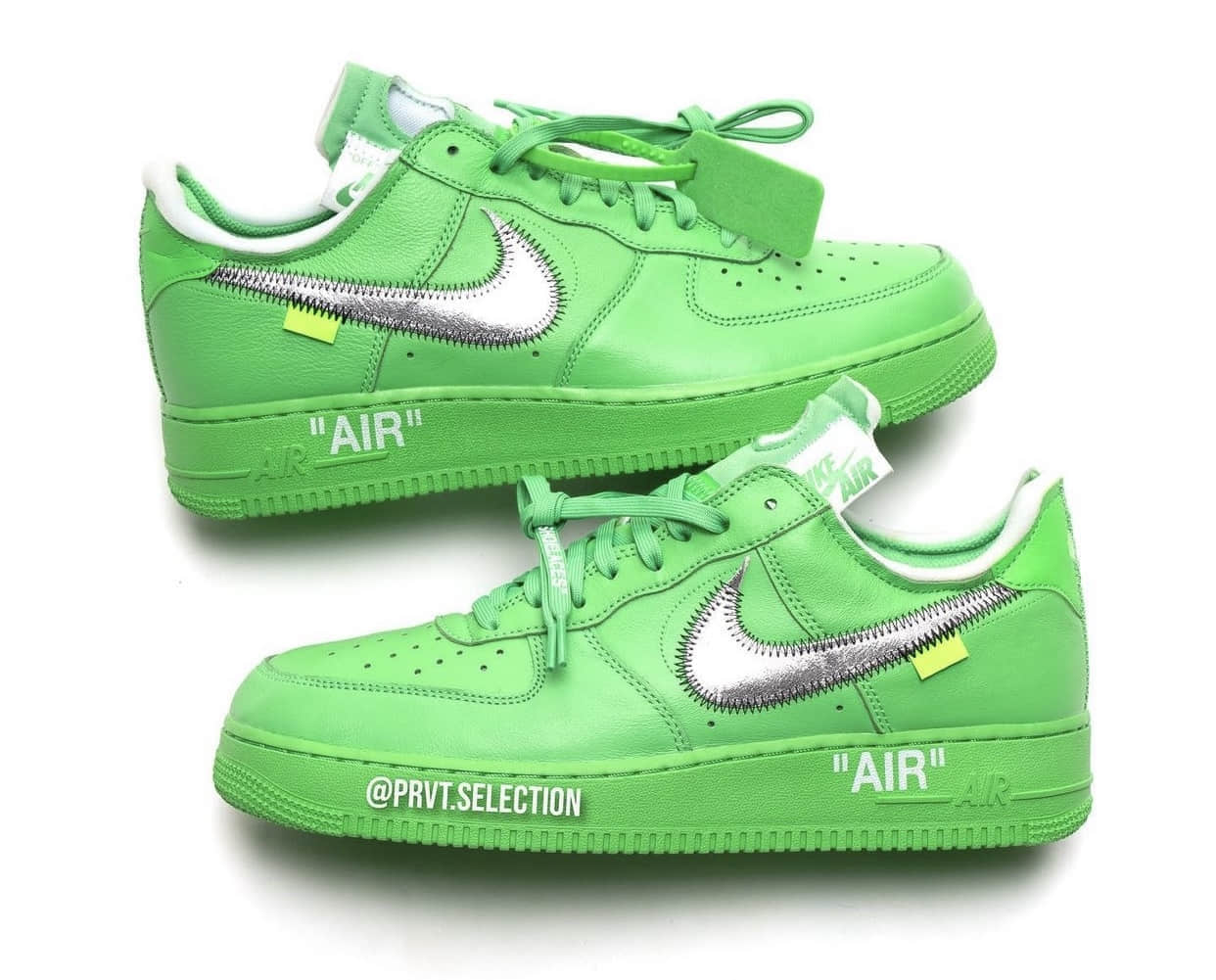 “绿色艺术馆”！OW x AF1新配色7月发售！ 货号：DX1419-300
