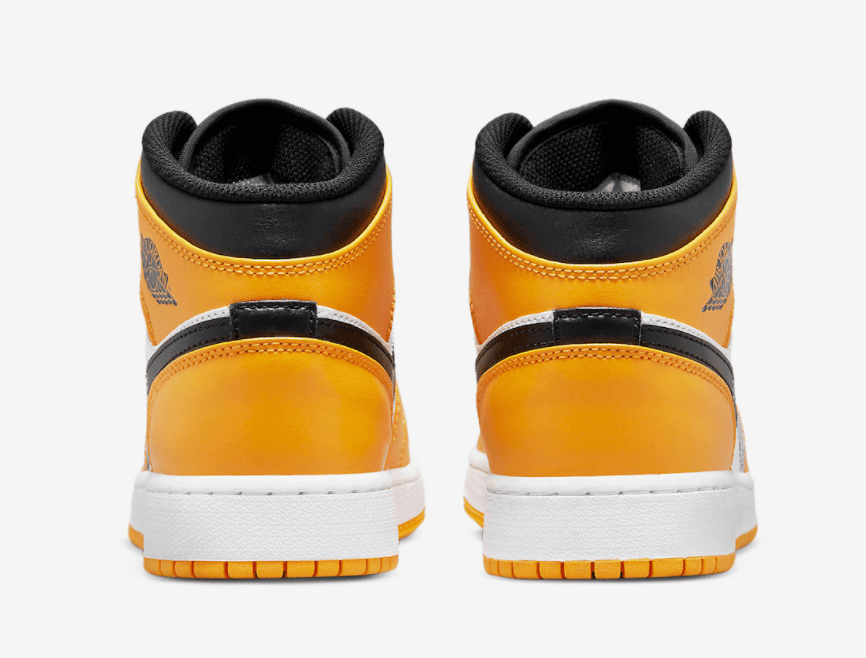 黑黄脚趾！中帮AJ1新配色即将登场！ 货号：554725-701