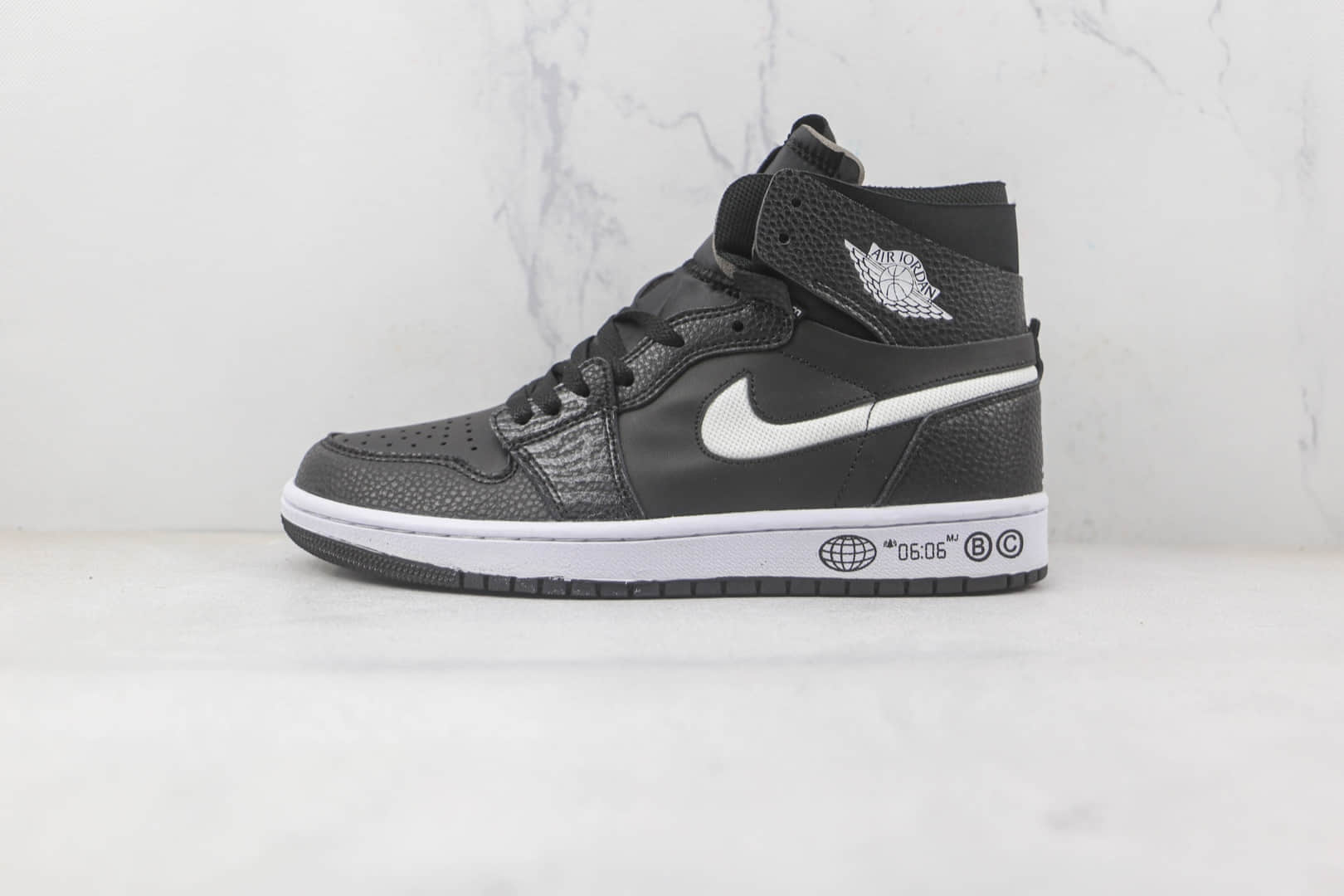 乔丹Air Jordan 1 Zoom CMFT Breakfast Club纯原版本高帮AJ1 CMFT系列黑白色篮球鞋原楦头纸板打造 货号：DV3473-001