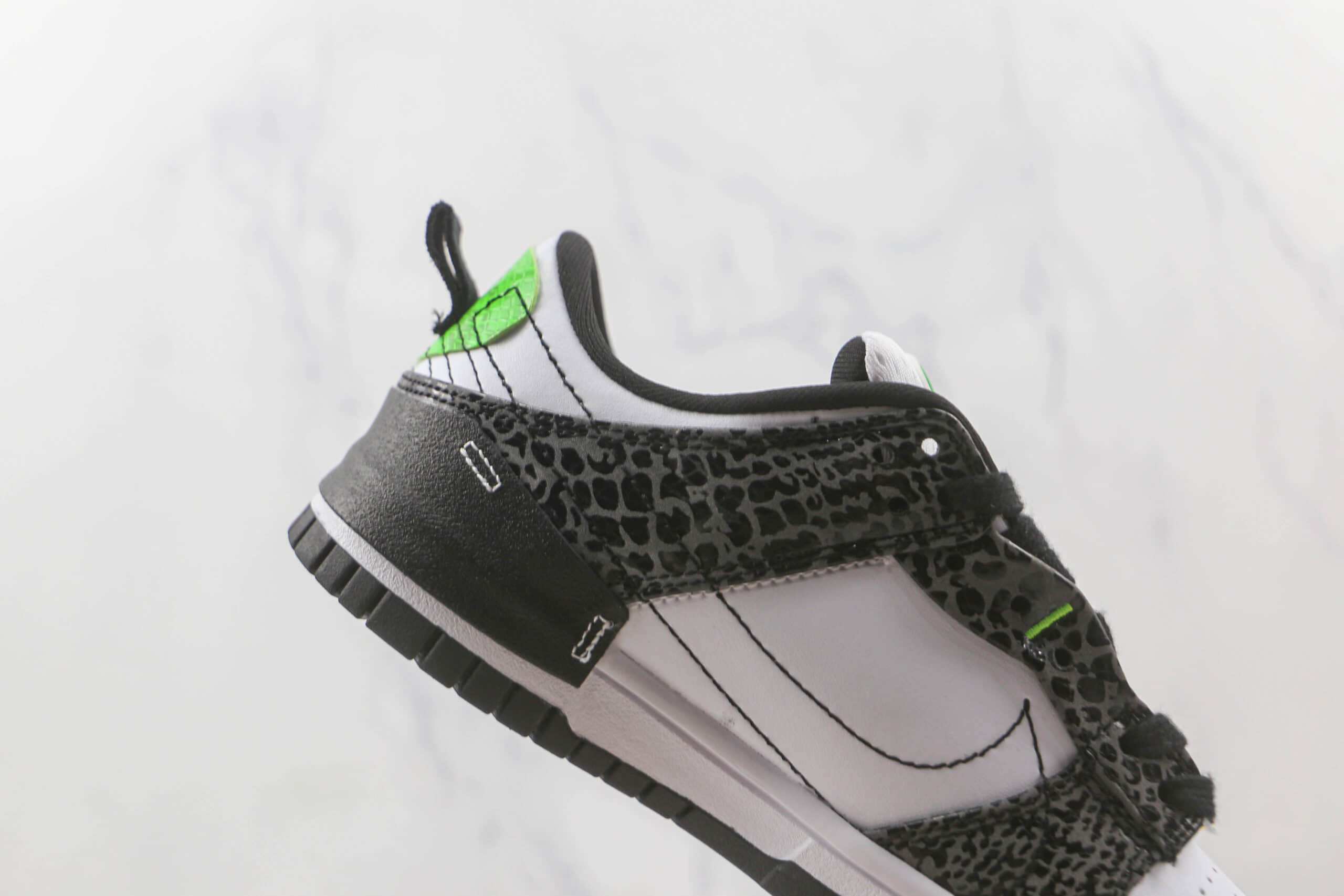 耐克Nike Dunk Low Disrupt 2“Pale Ivory”纯原版本低帮Dunk板鞋黑白双钩区别市面通货版本 货号：DV1490-161