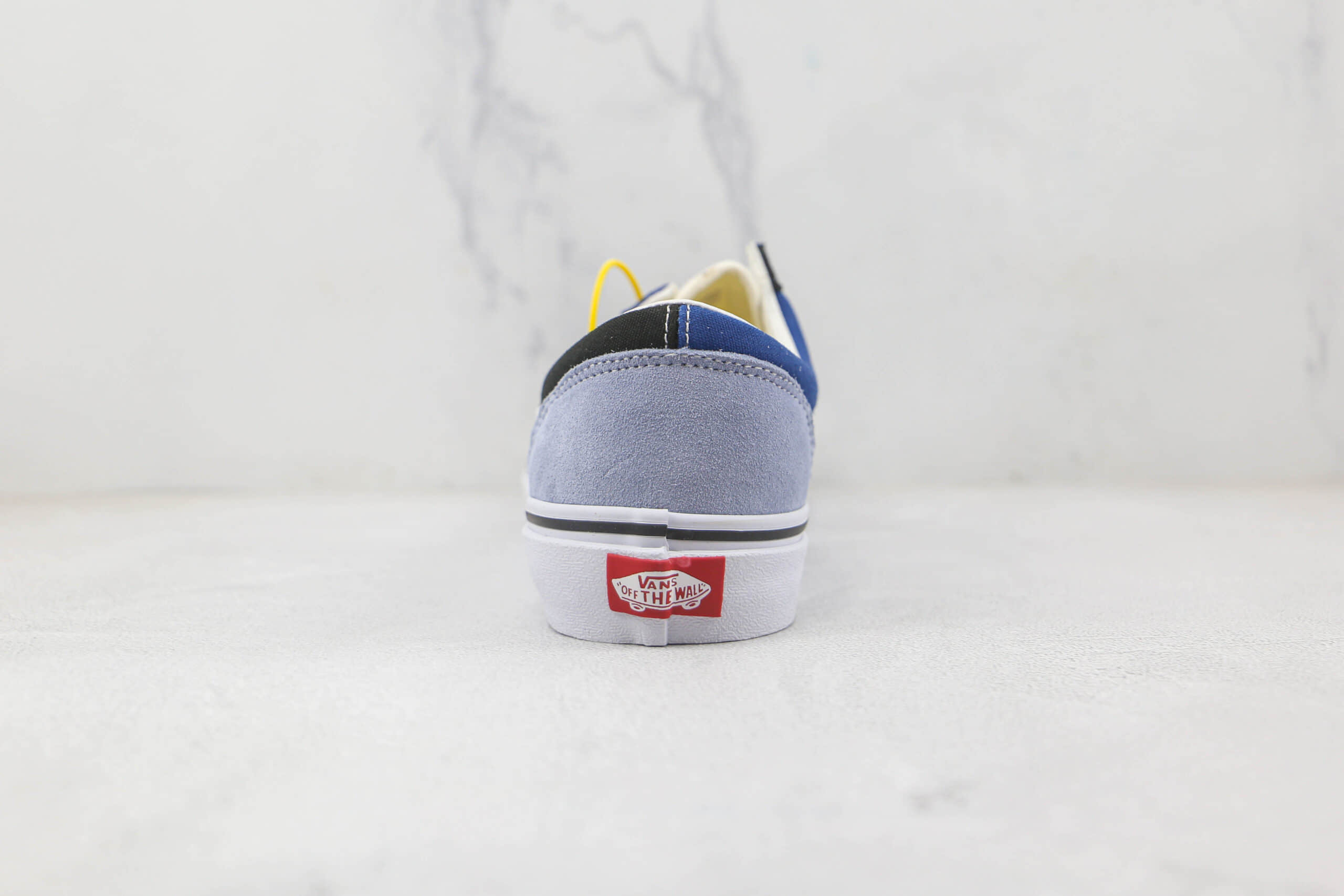 万斯Vans Style 36 Colr Block公司级版本低帮蓝黑灰拼色硫化帆布鞋原楦头纸板打造 货号:VN0A54F6B93