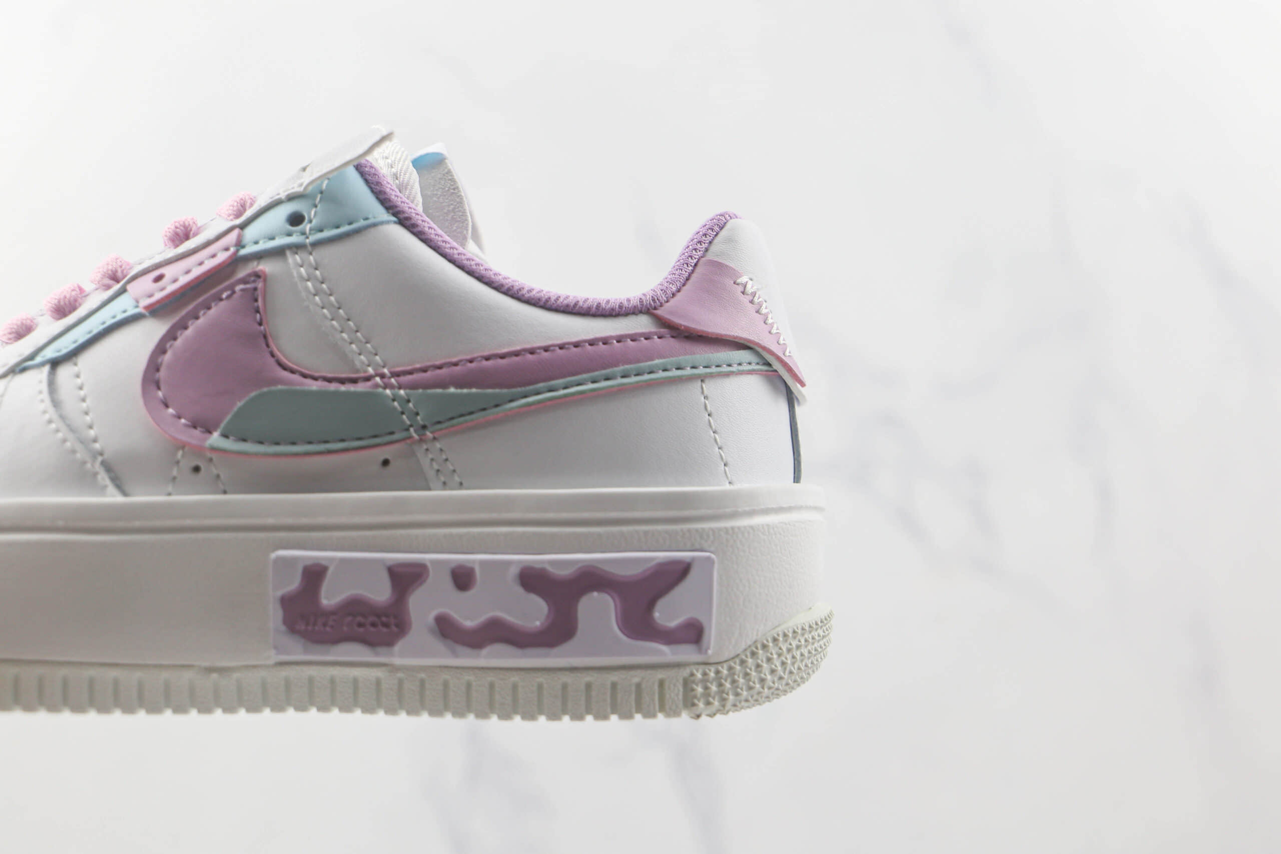 耐克Nike Air Force 1 Fontanka纯原版本低帮空军一号丰塔卡系列爱琴海配色板鞋原楦头纸板打造 货号：CW6688-607