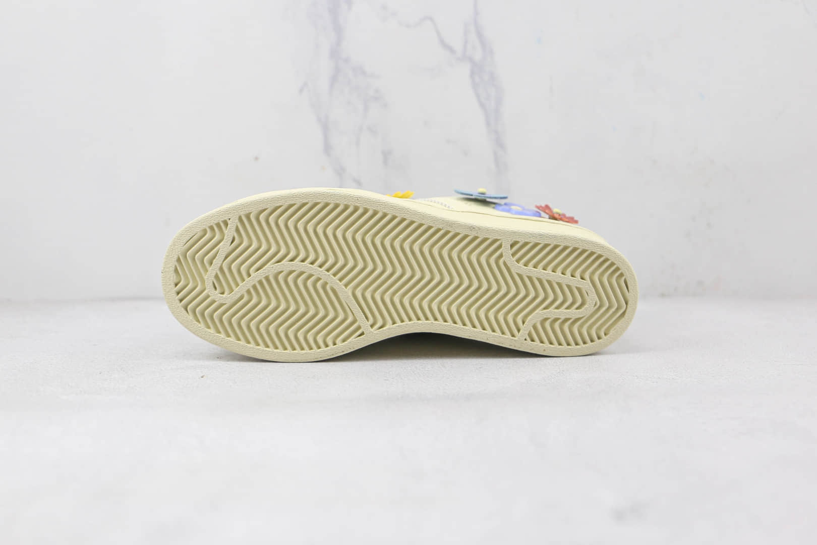 阿迪达斯Adidas Originals Superstar纯原版本三叶草贝壳头柠檬黄配色板鞋原楦头纸板打造 货号:GX2171