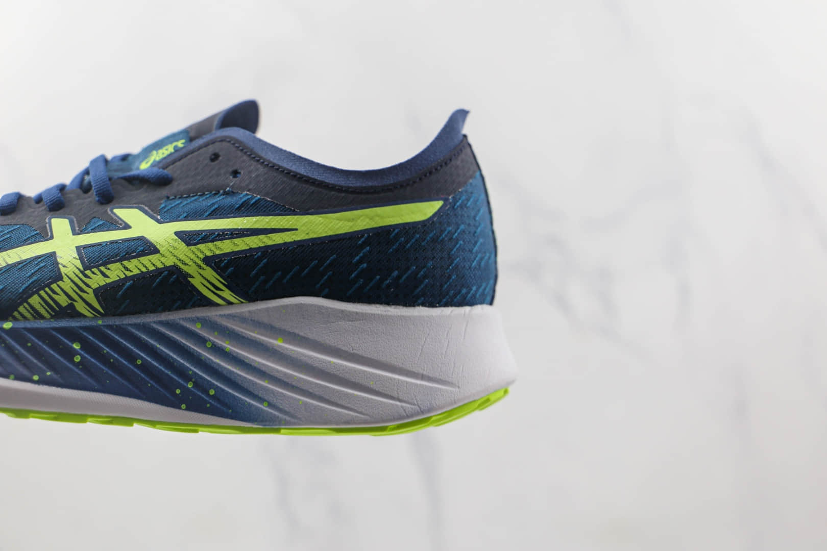 亚瑟士Asics Magic Speed系列纯原版本蓝绿色慢跑鞋内置碳板原盒原标 货号：1011B026-402