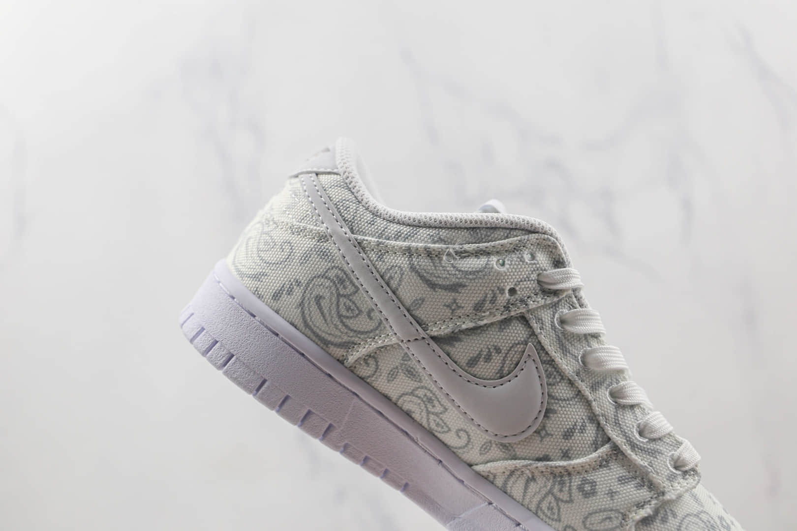 耐克Nike Dunk Low White Paisley纯原版本低帮DUNK白色腰果花帆布板鞋原楦头纸板打造 货号:DJ9955-100