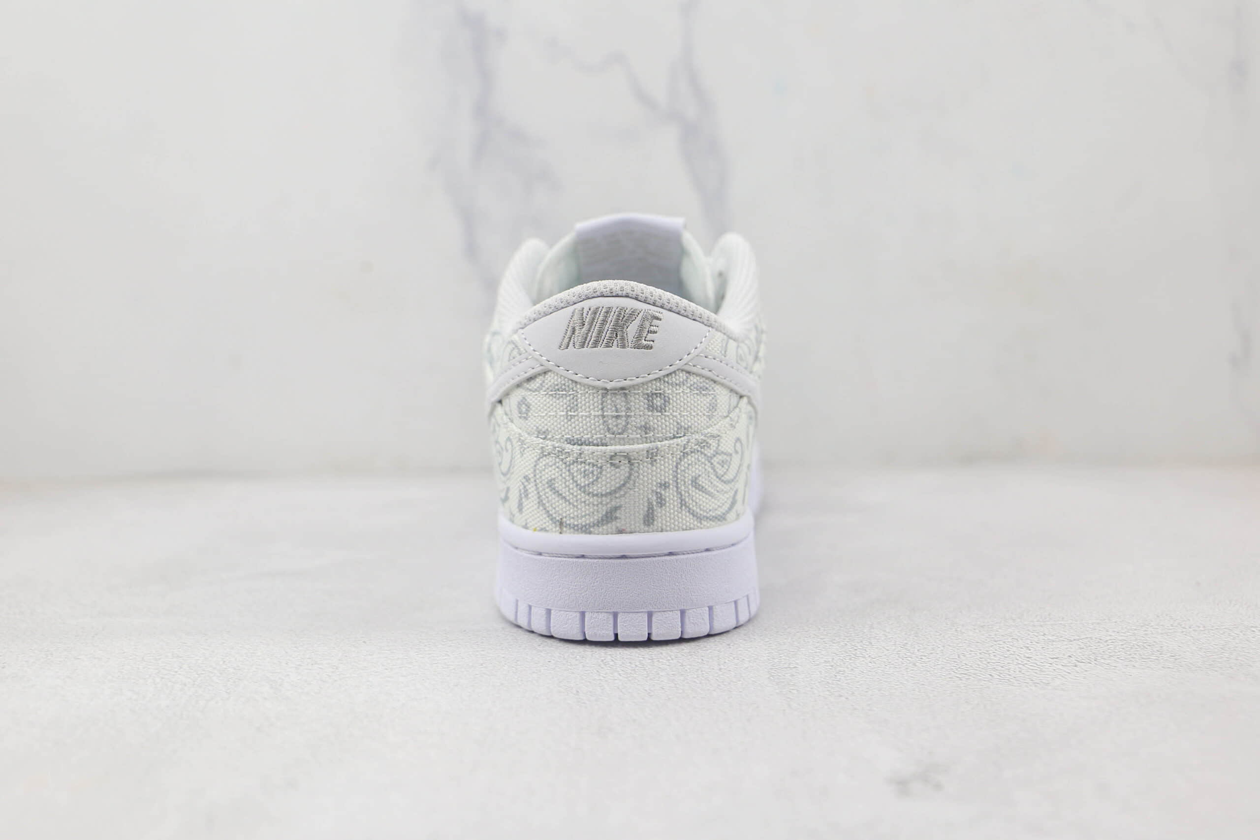 耐克Nike Dunk Low White Paisley纯原版本低帮DUNK白色腰果花帆布板鞋原楦头纸板打造 货号:DJ9955-100