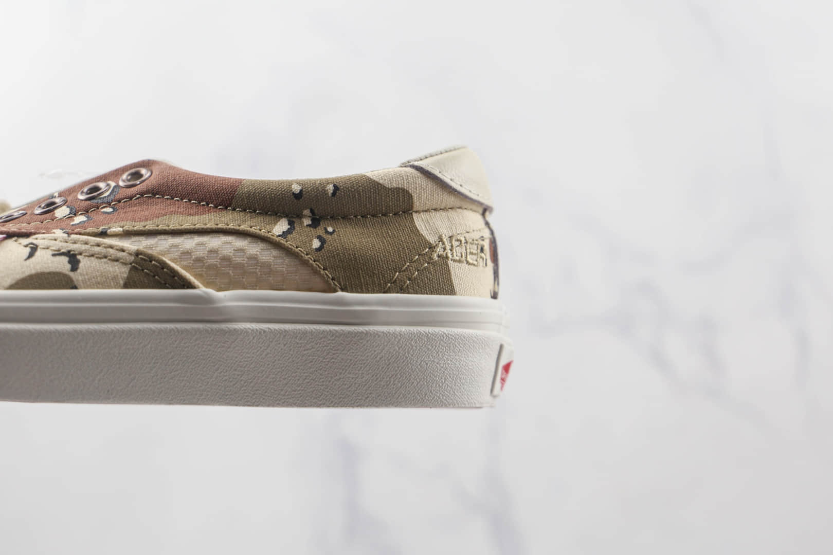 万斯VANS Acer Mesh NI SP公司级版本低帮卡其黑绿迷彩帆布拼接硫化板鞋原盒原标