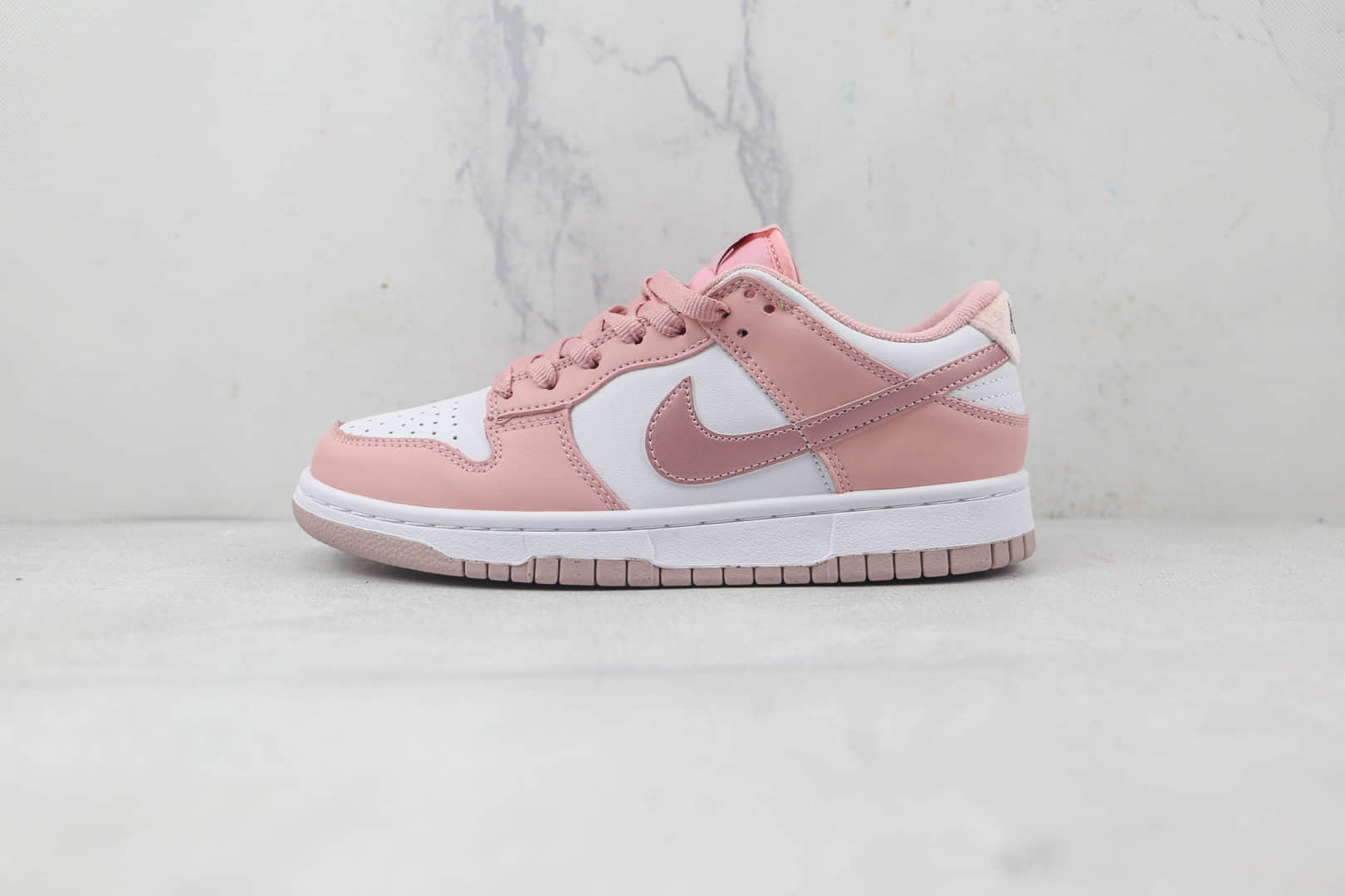 耐克Nike Dunk Low GS Pink Velvet纯原版本低帮DUNK粉丝绒情人节板鞋原档案数据开发 货号:DO6485-600